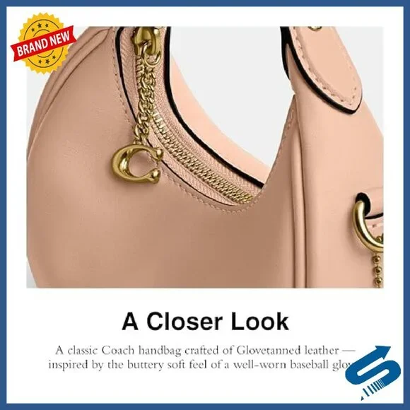 Washed Denim Shoulder Bag with Detachable Crossbody Strap - Picture 5 of 7